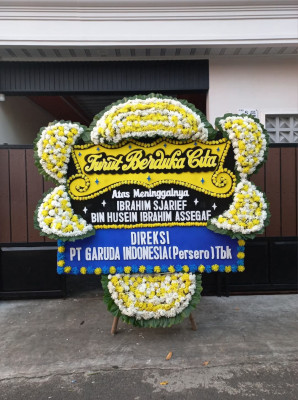 Papan Bunga Duka di Kawangkoan